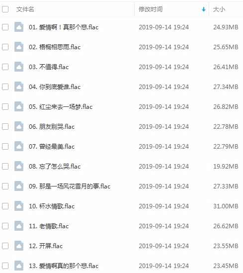 《姚璎格》17张CD无损格式歌曲合集-免费音乐网