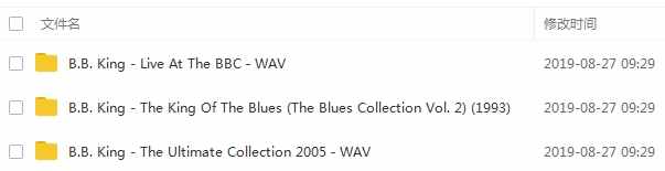 蓝调之王《B.B.King》3张专辑无损音质歌曲合集-免费音乐网