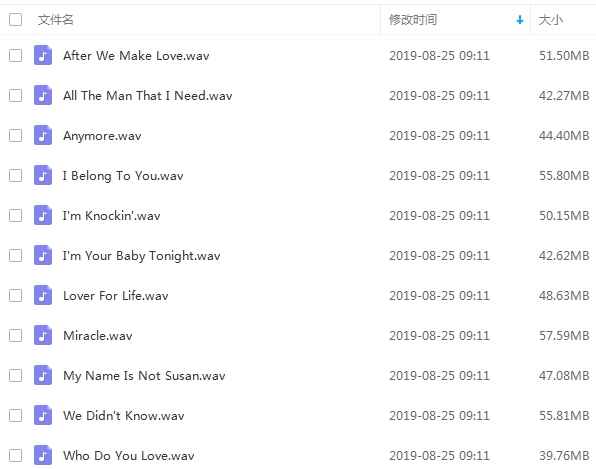 惠特妮·休斯顿(Whitney Houston)6张精品专辑无损歌曲合集-免费音乐网