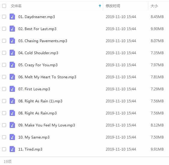 《阿黛尔adele》全部歌曲-27张专辑无损歌曲合集-免费音乐网