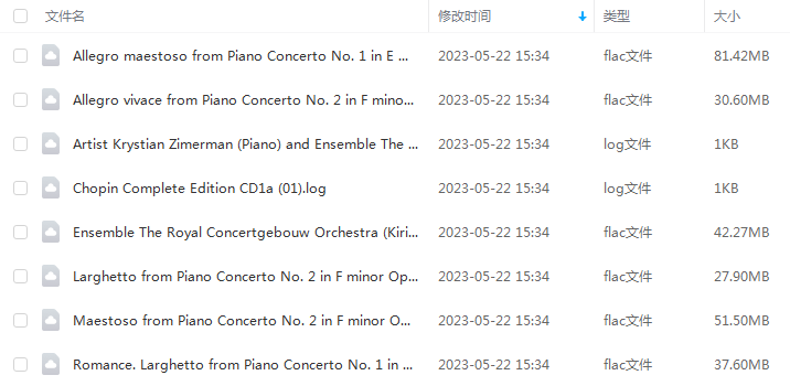 《肖邦交响乐》17张CD作品无损音乐合集-免费音乐网